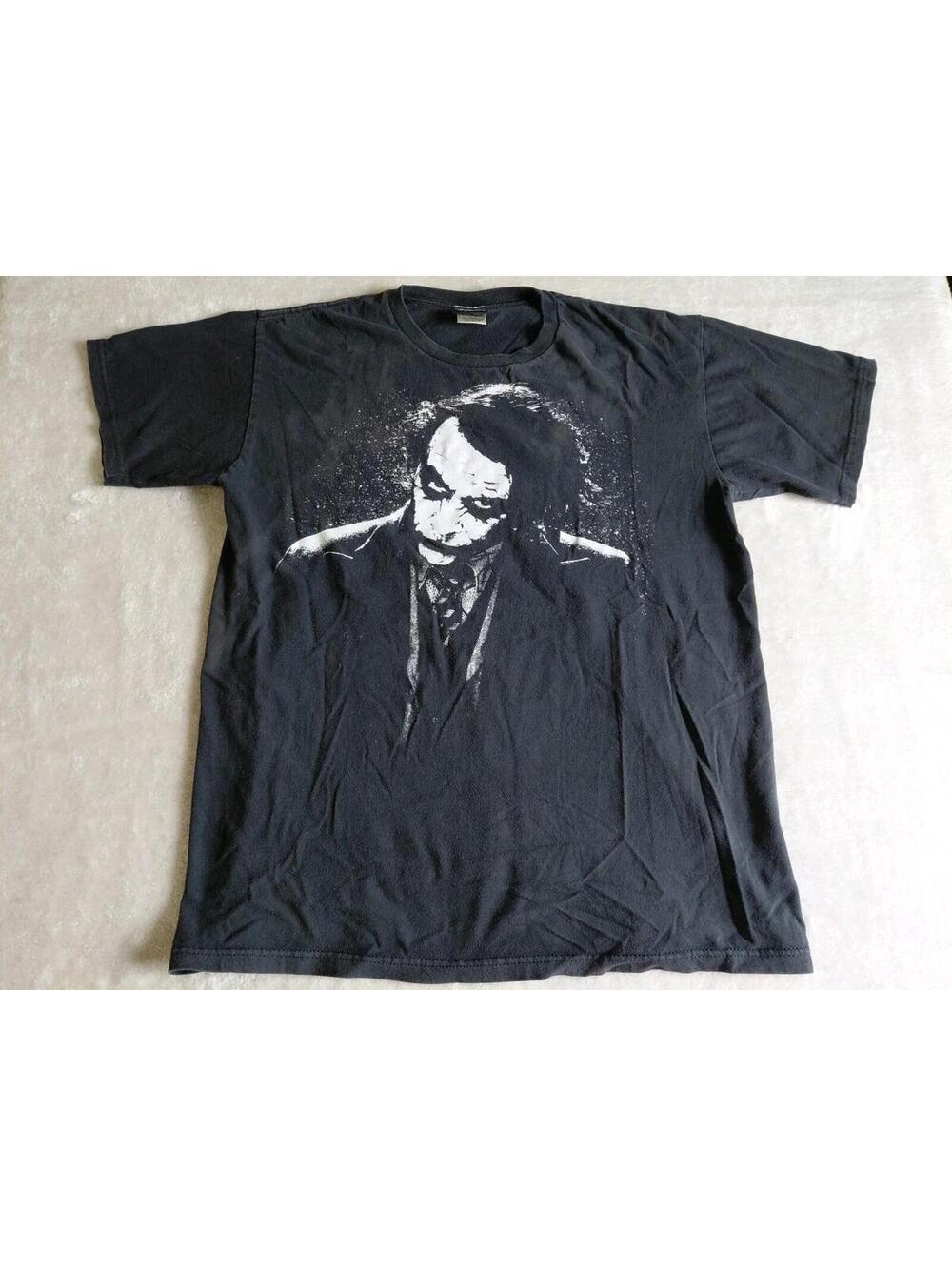 Vtg The Dark Knight Heath Ledger The Joker 2008 T Shirt Batman Cygnus Promo